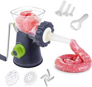 6 in 1 Manual Meat Grinder Sausage Stuffer Mincer Suction Base