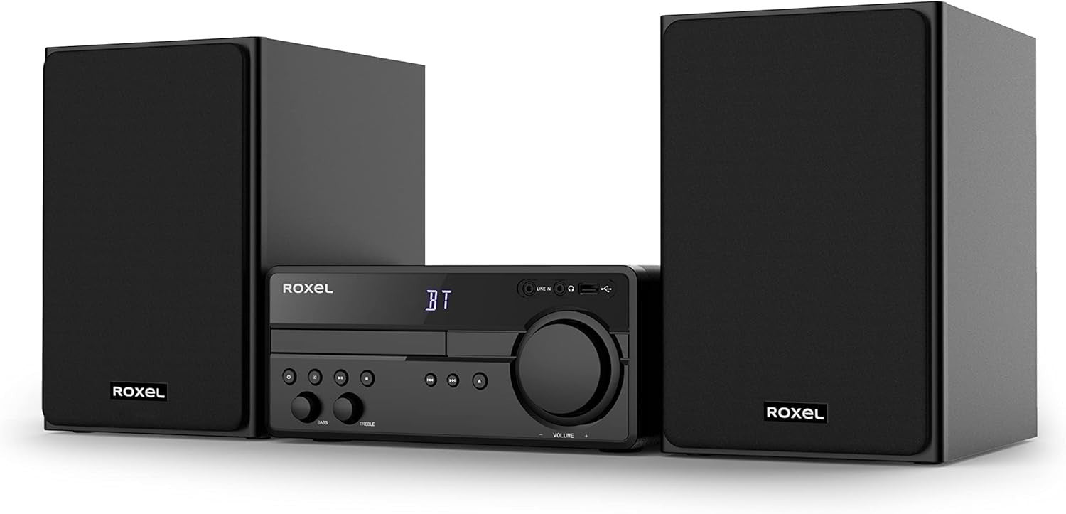 100W HiFi Stereo System | CD Player Bluetooth USB AUX DAB/FM Radio | Remote