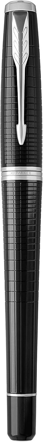 Luxury Ebony Metal Rollerball Pen – Fine Tip, Ergonomic, Gift Box