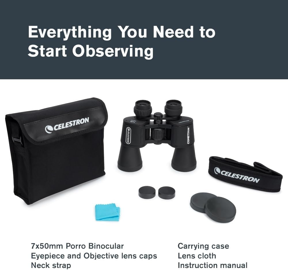 7x50 Astronomy Binoculars Wide-View HD Optics for Stargazing & Outdoors