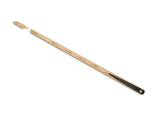 58” Full Size Snooker Cue 2 Piece Ash Shaft Ebony Splice 10mm Tip