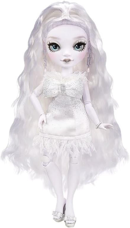 Greyscale Fashion Doll White Hair 2 Designer Outfits Articulated