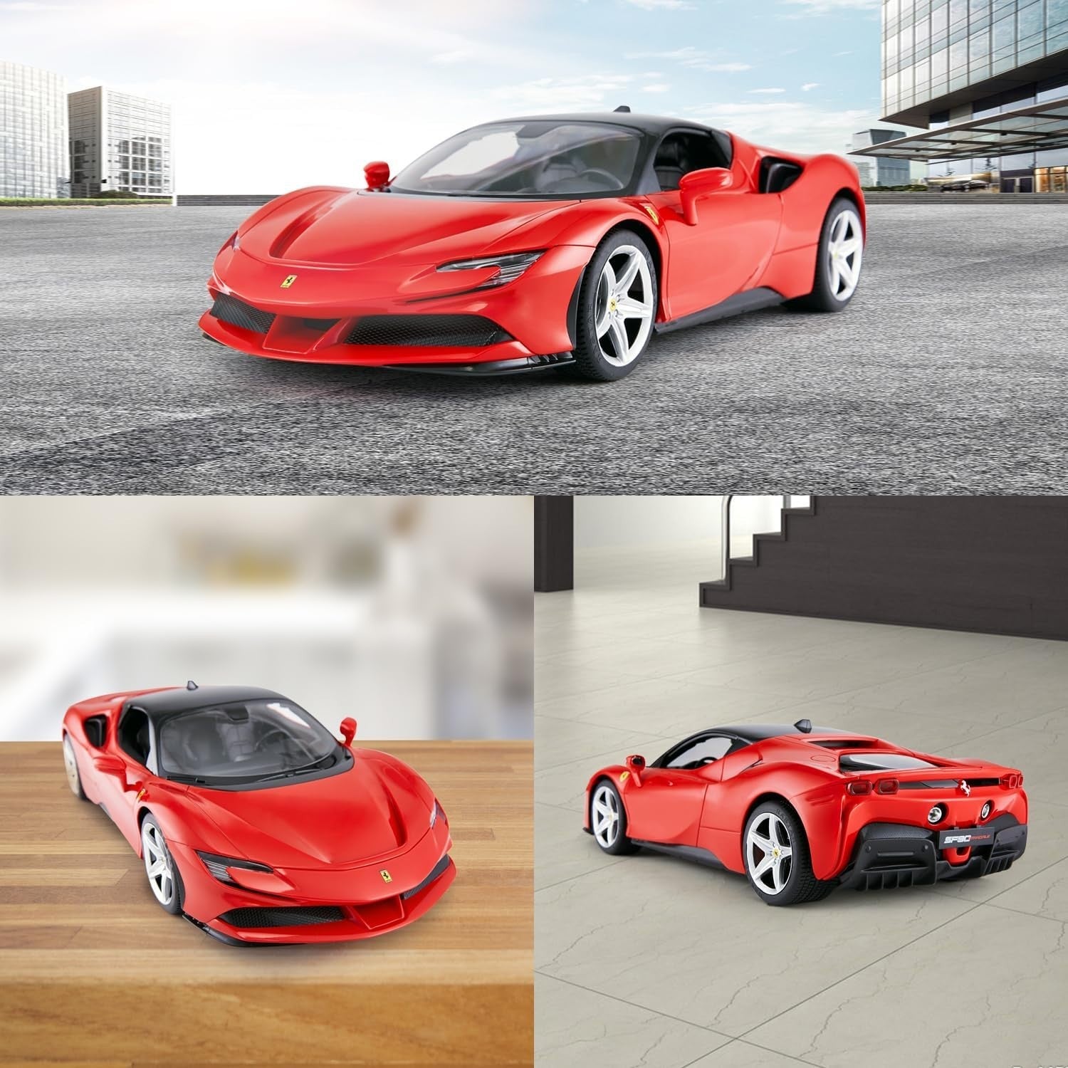 1:14 Scale RC Car – Red SF90 Stradale Remote Control Toy for Boys & Collectors