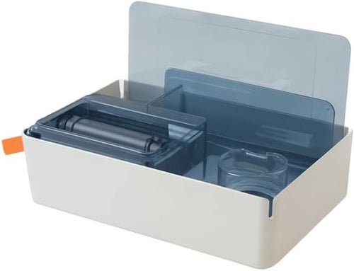 Desk Organizer Plastic Multi-Level Stackable Storage for Office Home