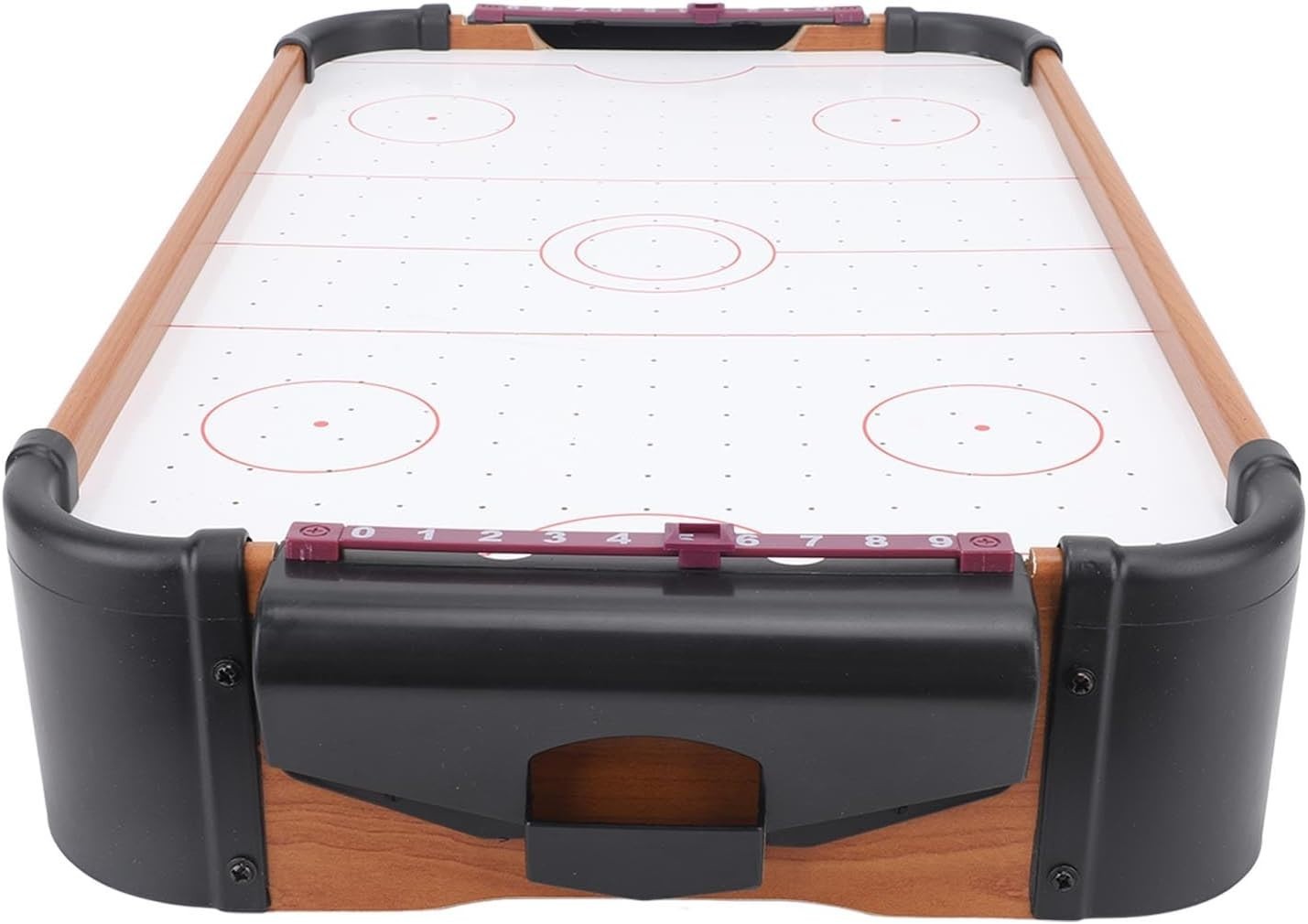 Portable Tabletop Air Hockey Game Electric Fan Compact Family Fun