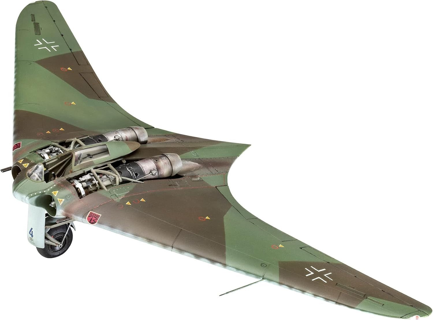 WWII Horten Go229 1:48 Scale Jet Fighter Plastic Model Kit Aircraft Set