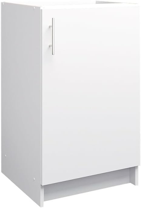 500mm White Matt Kitchen Base Cabinet Cupboard Storage Unit Modern