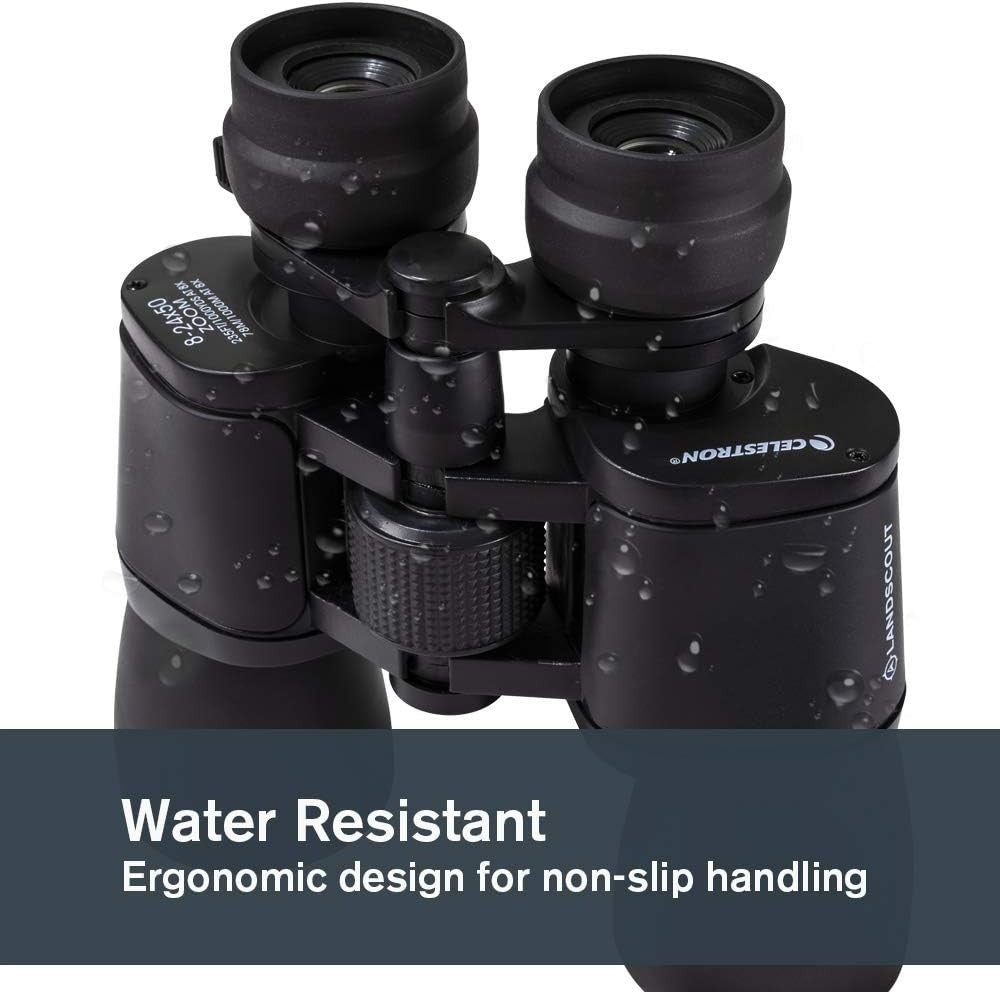 8-24x50 Zoom Binoculars Waterproof K9 Optics Wide View Outdoor Birdwatching