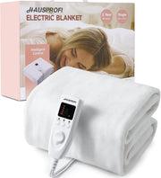 Electric Heated Underblanket Bed Warmer Single Fast Heat Timer Washable