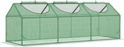 Mini Garden Greenhouse with Zipped Windows | Portable Grow Tent for Plants & Veg