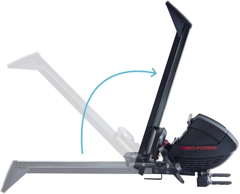 Foldable Magnetic Rowing Machine Dual-Action Strength LCD Quiet Rower 115KG