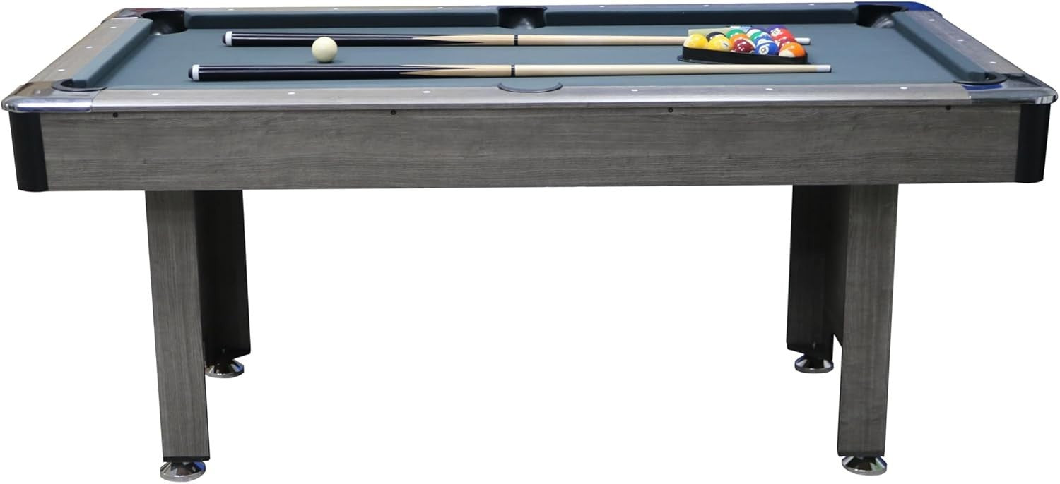 6FT Full Size Pool Table Ball Return System Home Billiards Set (S)