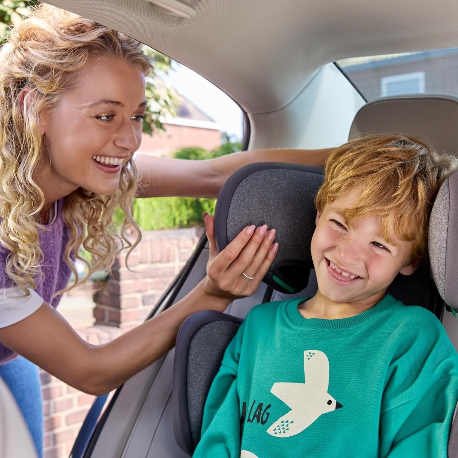 i-Size Highback Booster Car Seat ISOFIX 3.5–12 Years 100–150cm Foldable