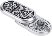 Zinc Alloy Fidget Slider Stress Relief Pocket Sensory Desk Toy