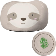 Kids Animal Bean Bag Chair with Footstool | Sloth | Washable & Safe
