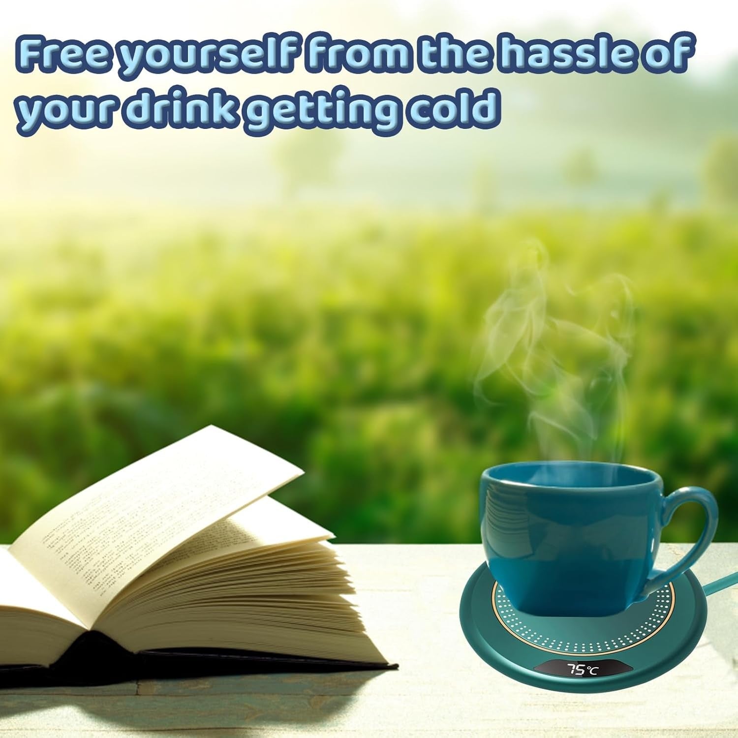 Coffee Mug Warmer 3 Speed Desk Cup Heater Touch Control
