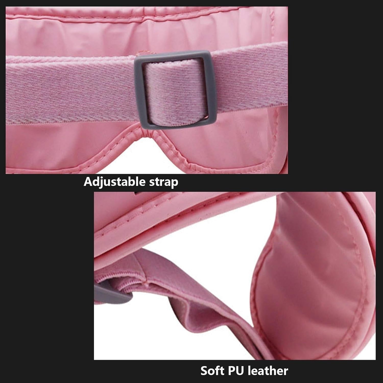 Foldable Heated Eye Massager Air Compression Bluetooth