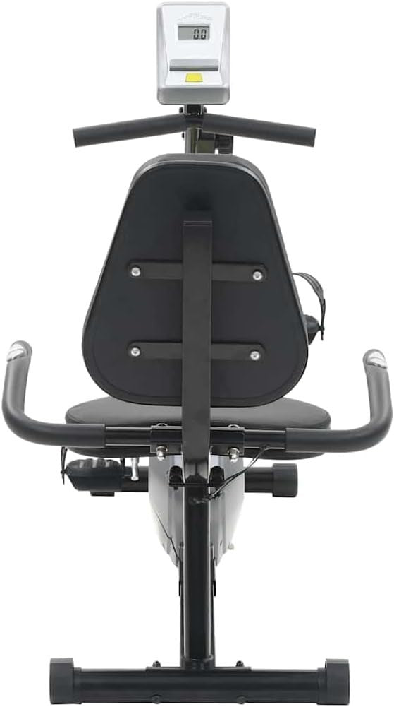 Recumbent Exercise Bike Magnetic 8 Level LCD Pulse Adjustable Seat Quiet Home