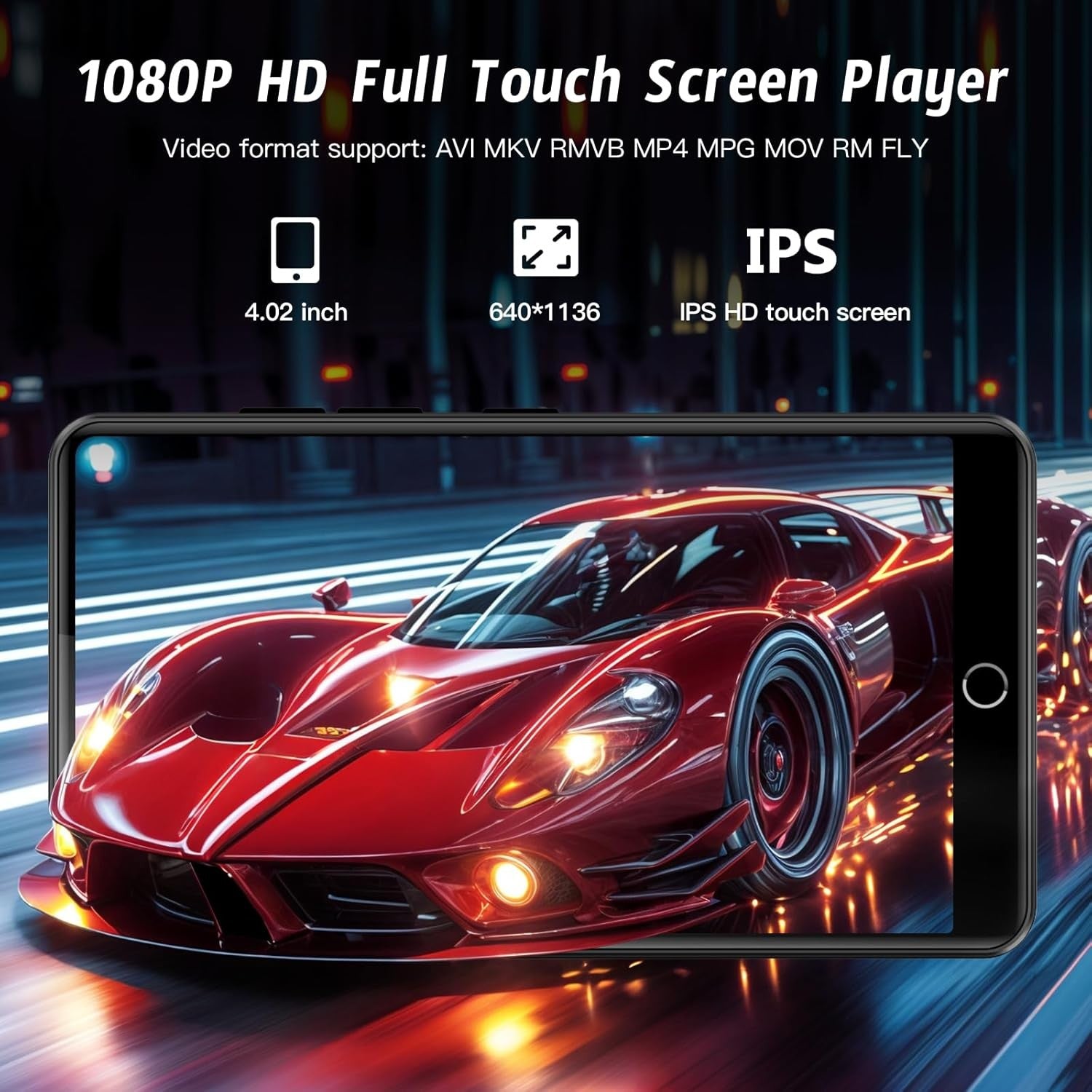 96GB MP3 Player Bluetooth WiFi Touch Screen Android MP4 Music Player