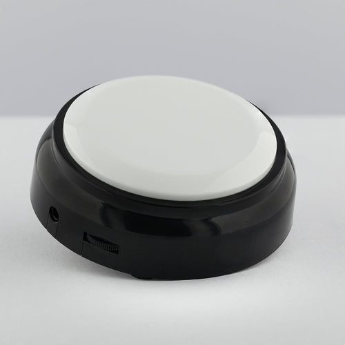 Talking Alarm Clock Big Button Voice Time Date Snooze White Black
