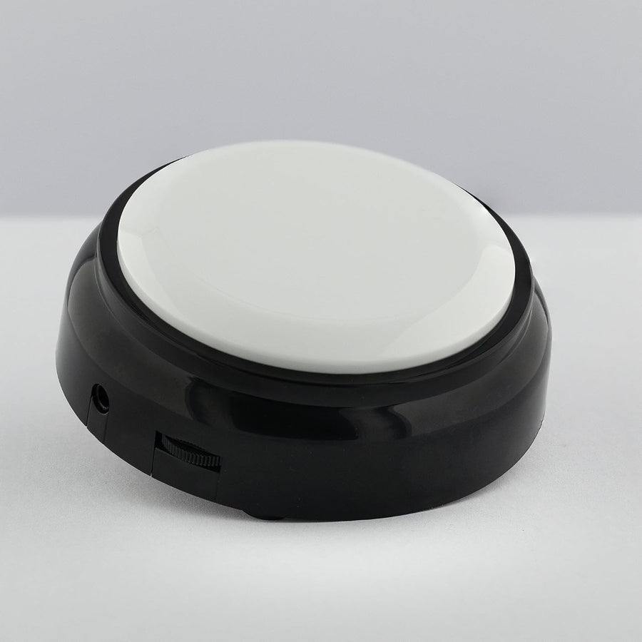 Talking Alarm Clock Big Button Voice Time Date Snooze White Black