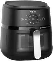 4.2L Air Fryer 1500W RapidAir Oil Free Low Fat Compact Cooker Black