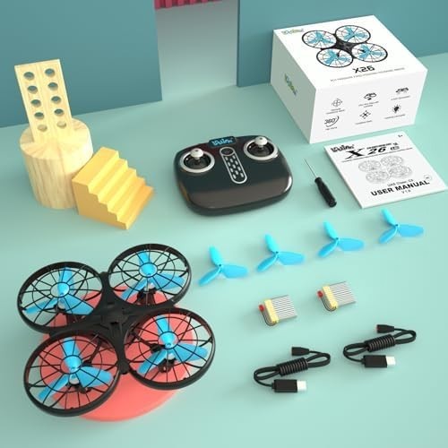 Loolinn Kids Drone with Auto Anti-Collision, Hand Control & 360° Flips