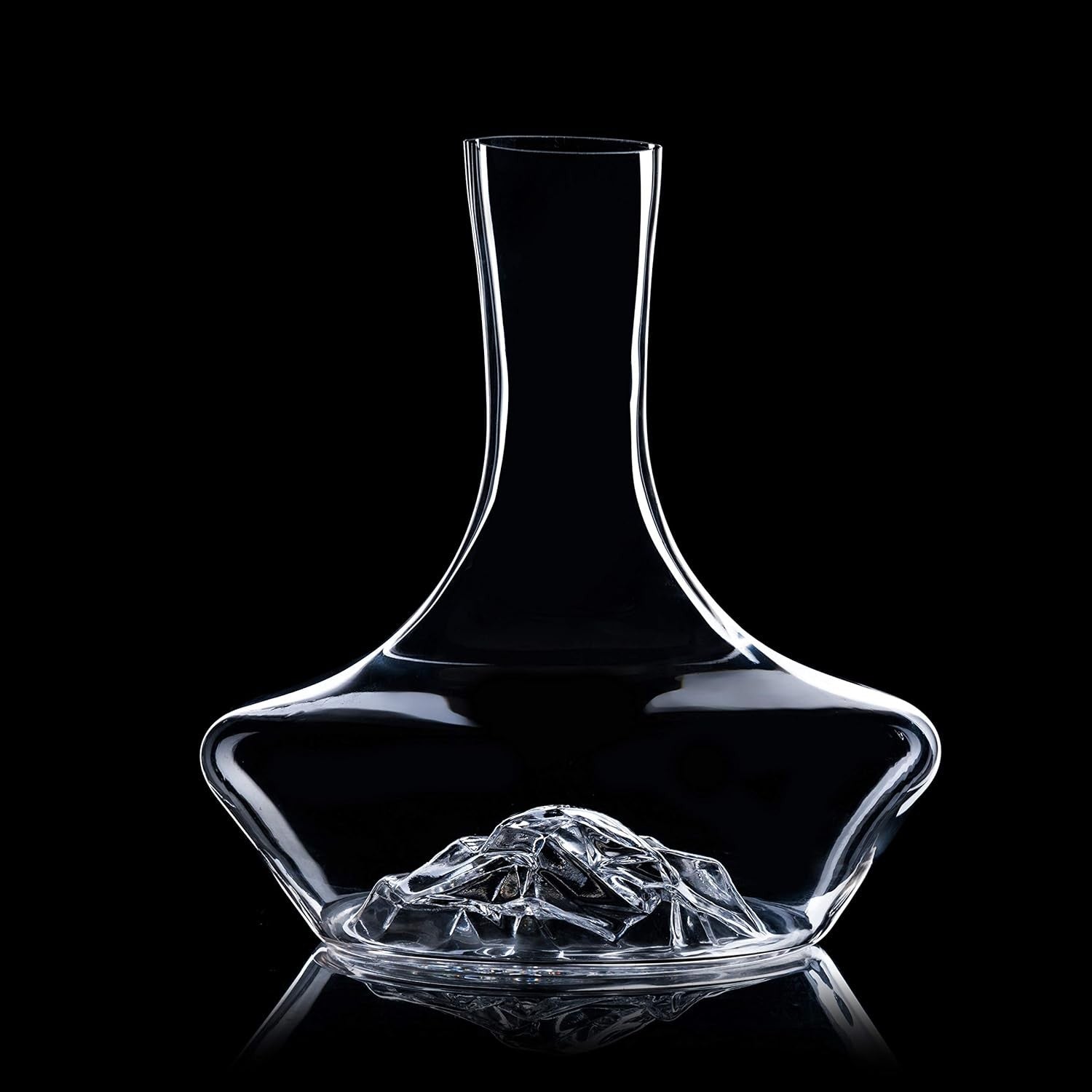 Wine Decanter with Aerator Set 1400ml Hand-Blown Crystal Faster Aeration Gift