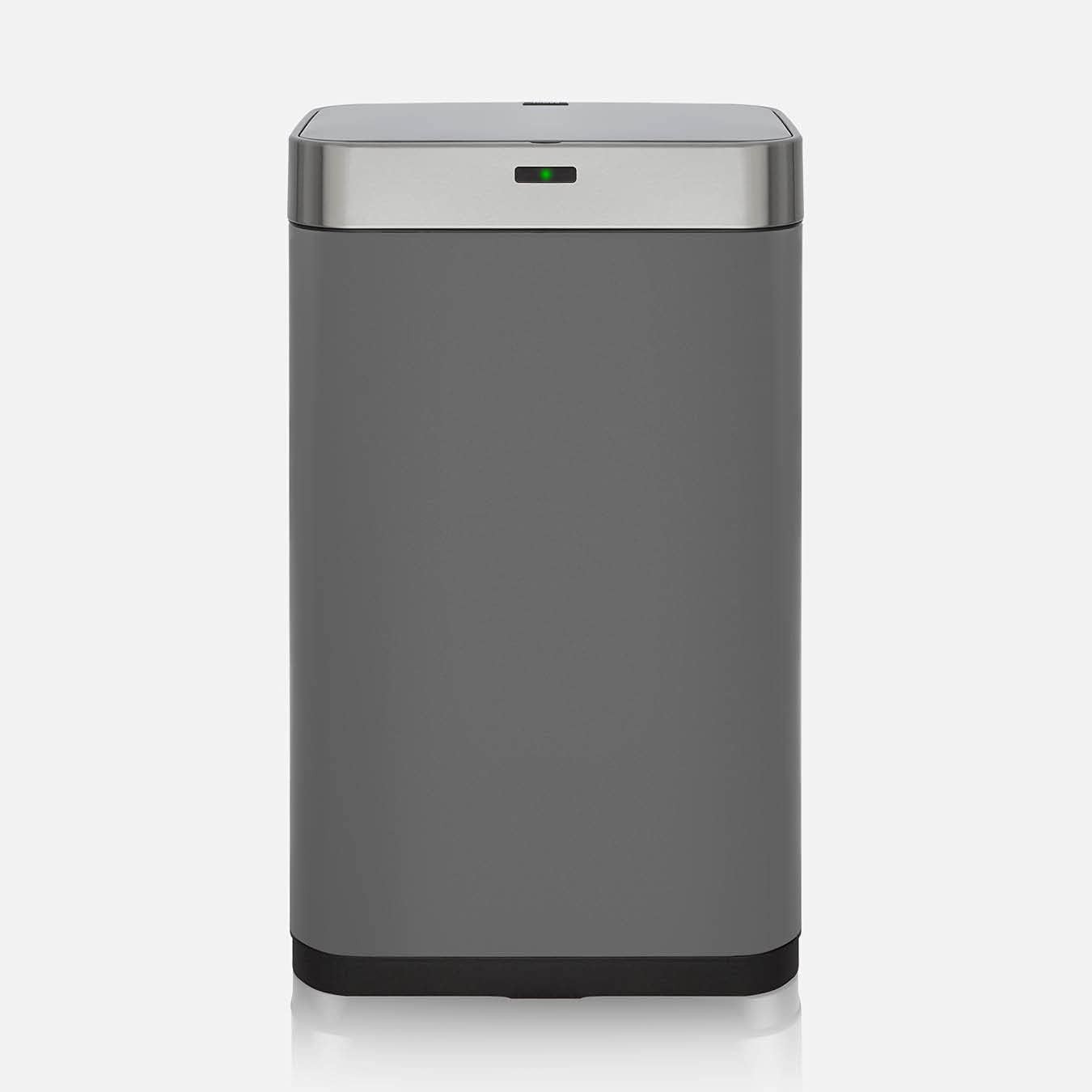 75L Automatic Sensor Kitchen Bin Titanium Fingerprint Proof