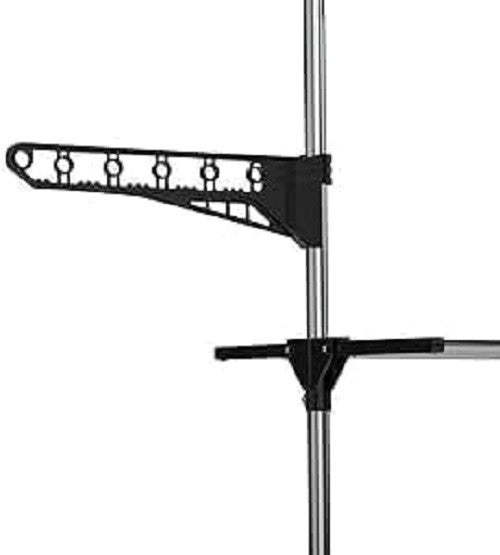 4 Tier Clothes Airer Stainless Steel Folding Laundry Drying Rack Shoe Shelf