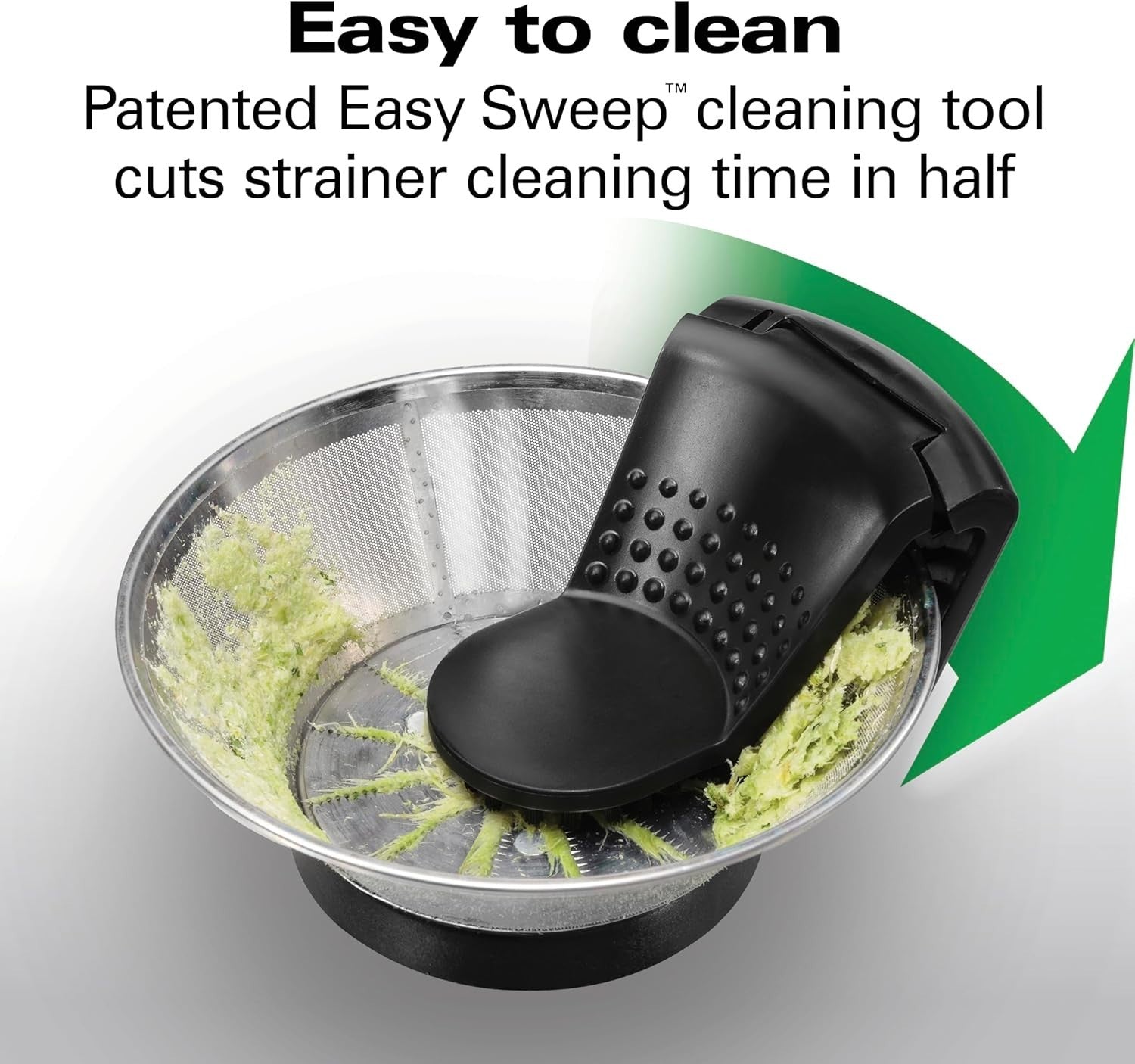 Professional Juicer Machine 1100W 3.5in Wide Chute Fast Easy Clean