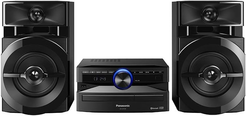 300W Bluetooth Hi-Fi System with CD USB FM Radio + RCA Subwoofer Cable