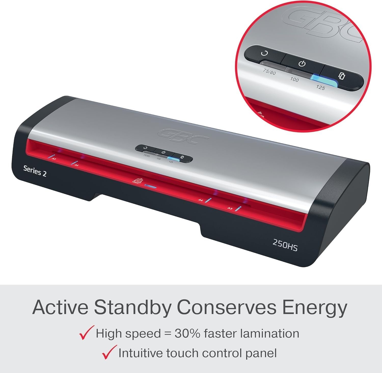 A3 Laminator High Speed 1-Min Warm-Up Anti-Jam Auto Shut-Off Office