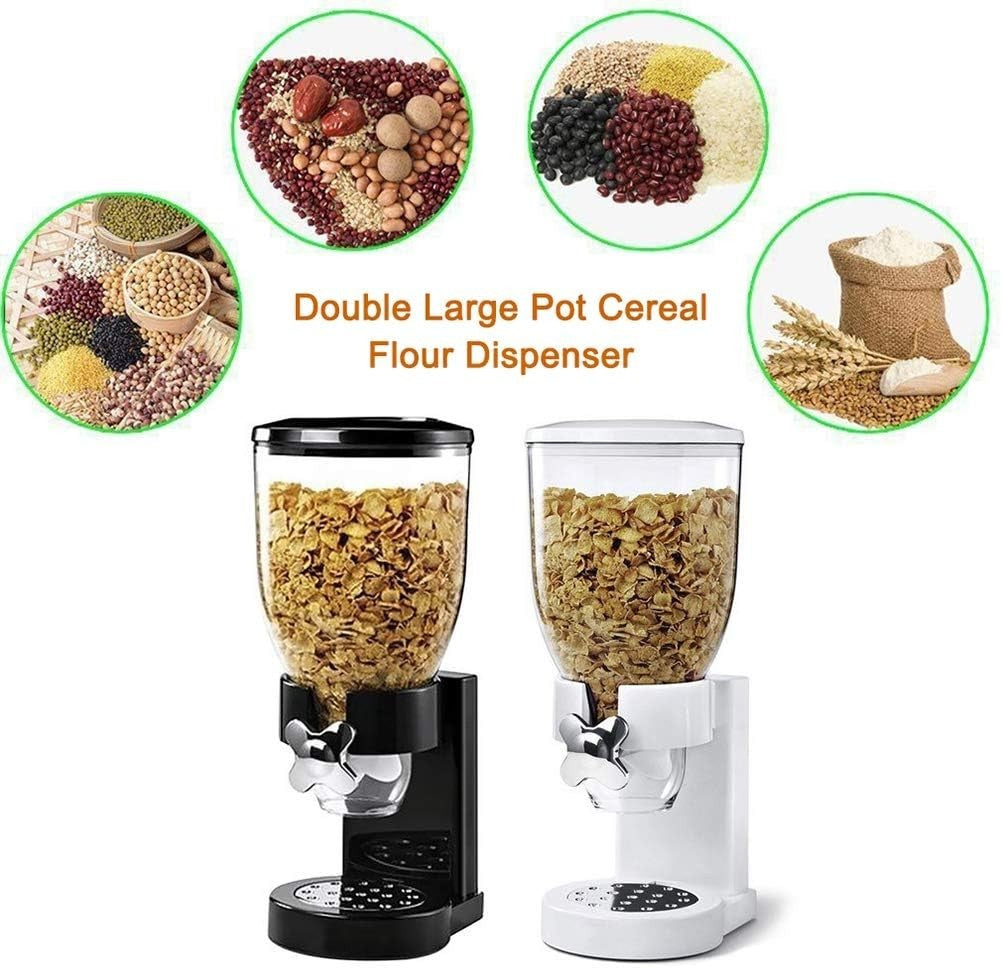 Countertop Cereal Dispenser Airtight Dry Food Bin