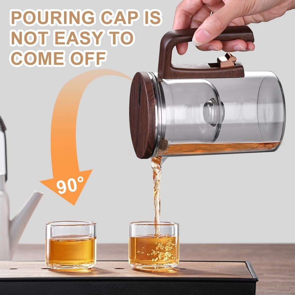 Magic Glass Teapot 720ml Tea Infuser Water Separation Loose Leaf Pot