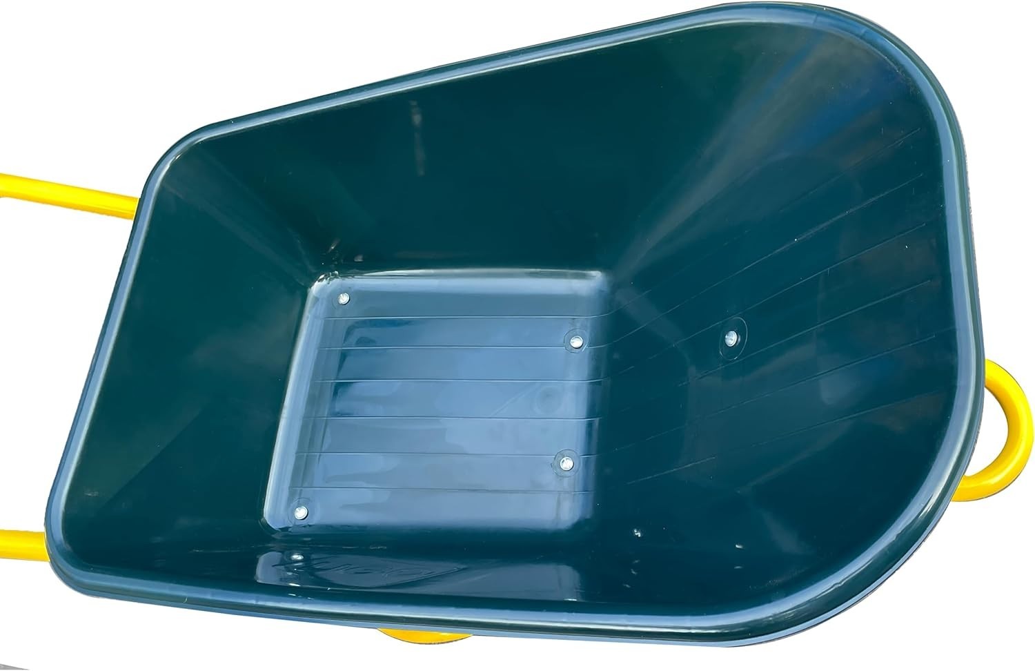 110L Heavy Duty Garden Wheelbarrow Green – Pneumatic Tyre w/ Plastic Tray 150kg