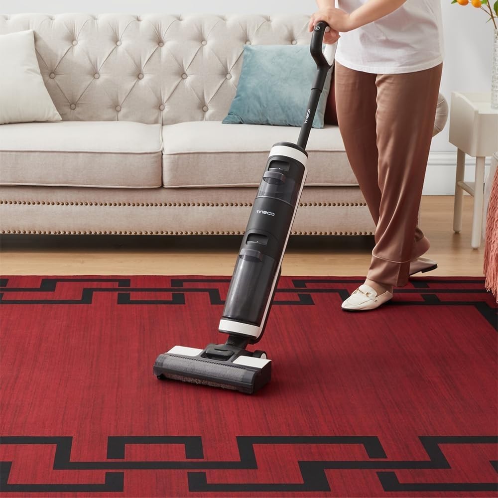 Red Runner Rug 80x300cm Greek Key Design Soft Touch Non-Slip Hallway Carpet