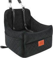 Dog Booster Car Seat Memory Foam Travel Bed Washable Up to 35lbs