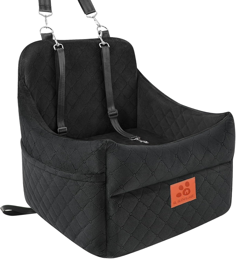 Dog Booster Car Seat Memory Foam Travel Bed Washable Up to 35lbs