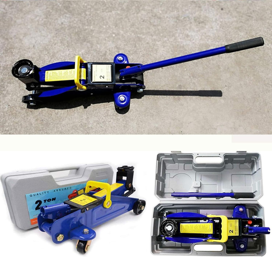 2 Ton Low Profile Hydraulic Trolley Jack Car Van Lift 135–320mm Heavy Duty