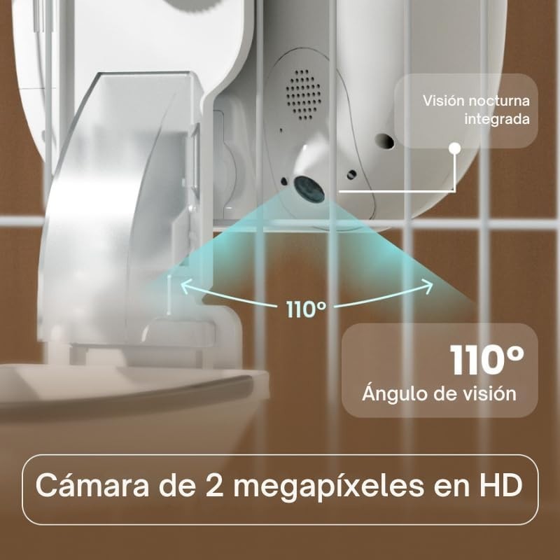 Smart Small Pet Feeder Camera App Control HD Video 10 Meals Daily