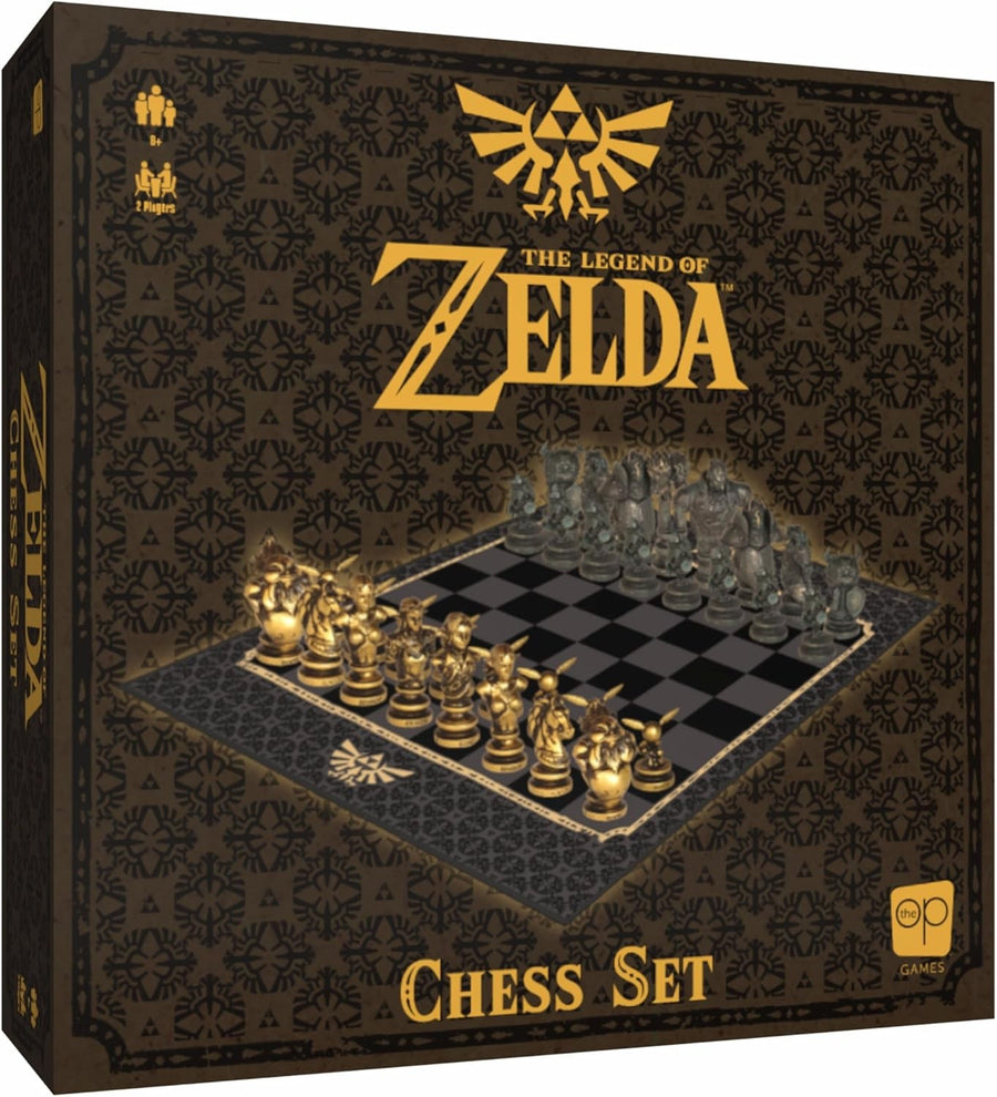 Luxury Zelda Style Fantasy Chess Set | Hero vs Villain Pieces | Collector Board