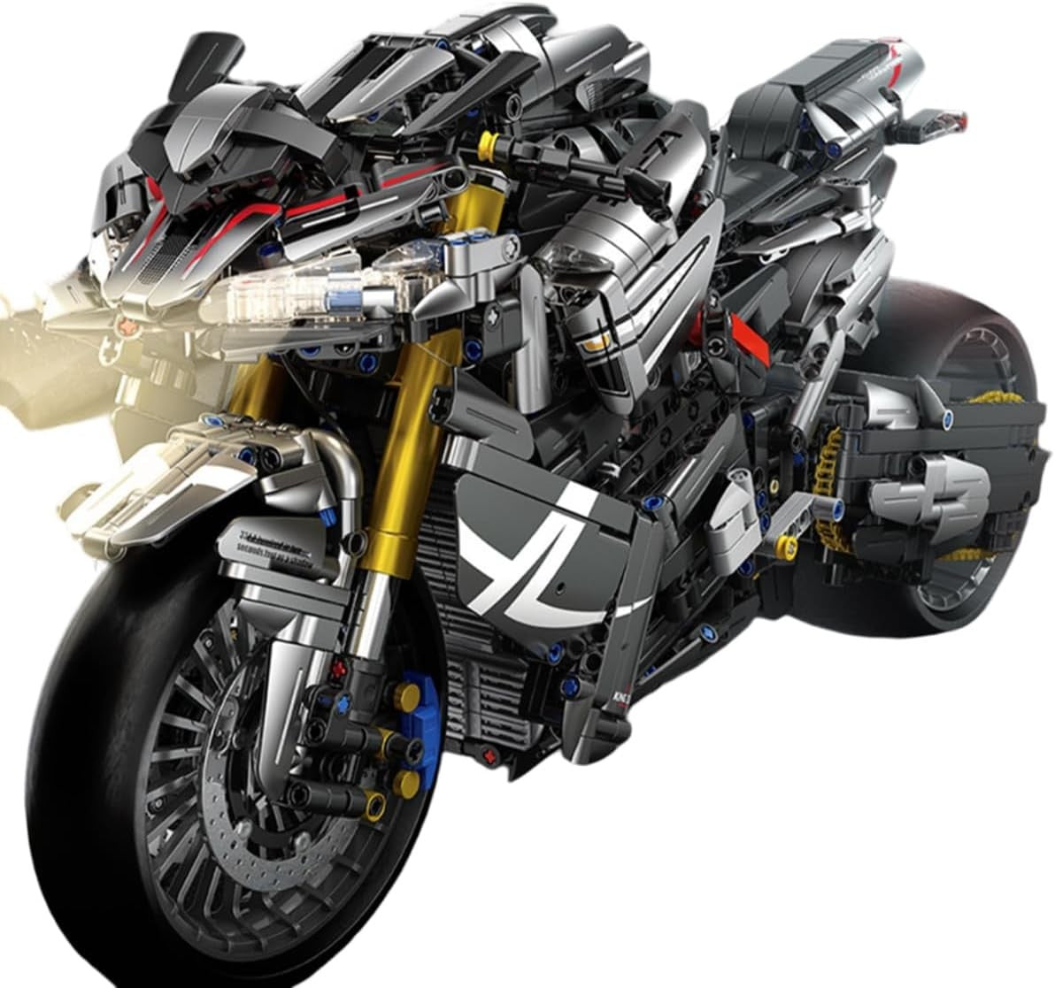 2426 PCS Realistic Motorcycle Model Kit with Moving Parts & Detailed Build