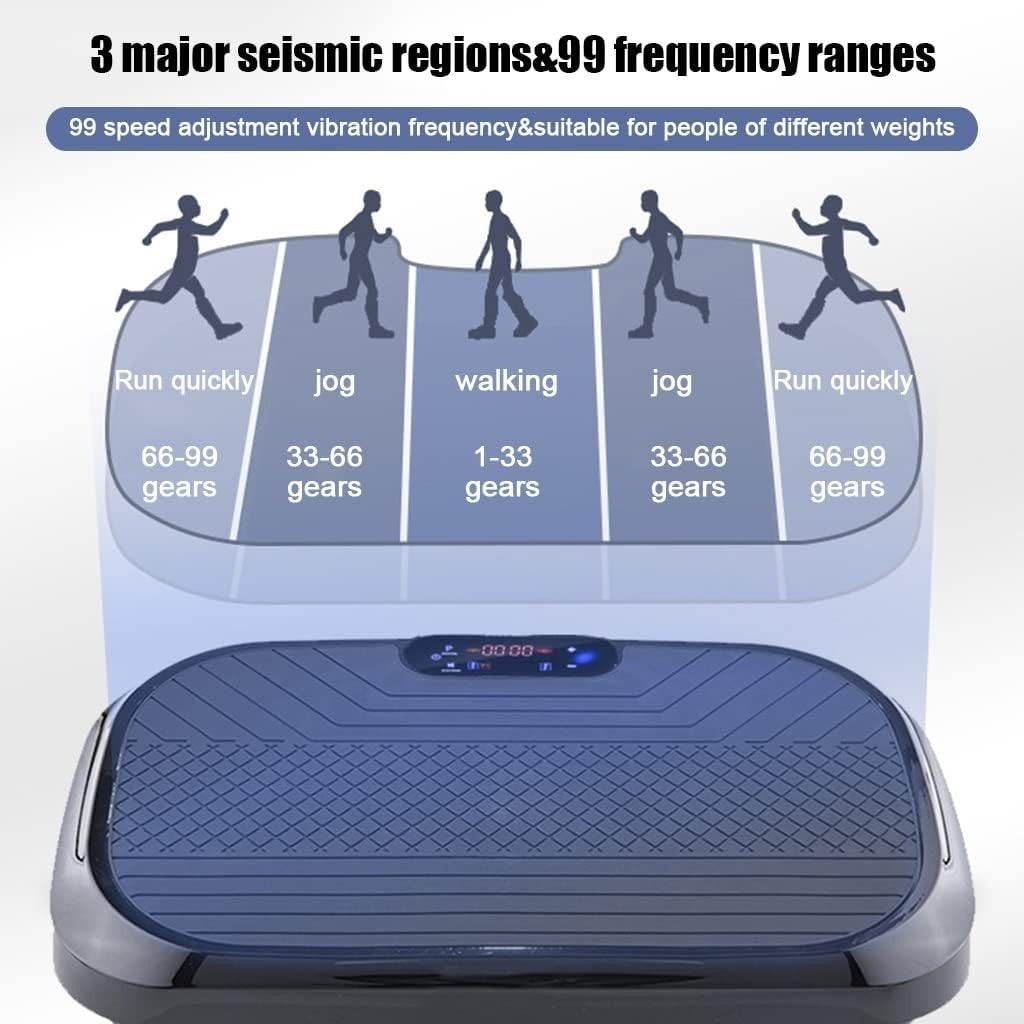 Vibration Fitness Shake Board Platform Home Fat Burner 99 Speeds