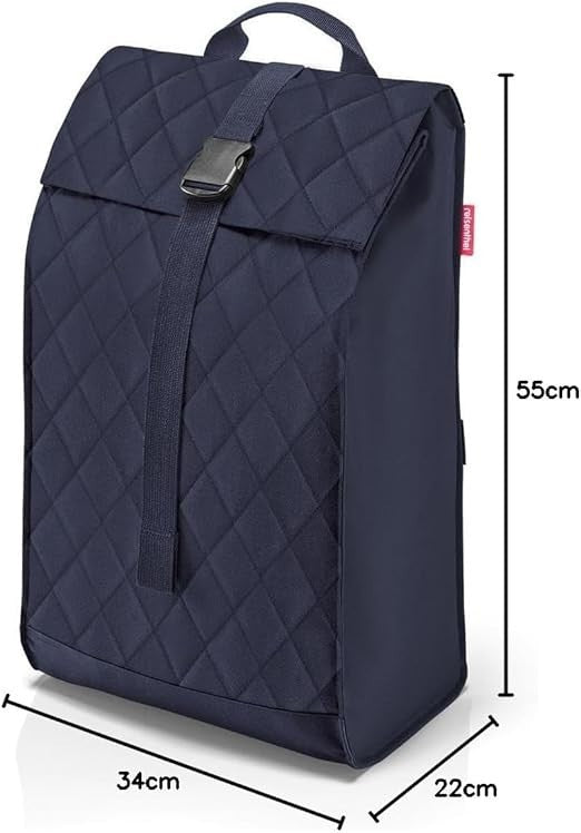 Large Wheeled Shopping Trolley Bag Multi Compartment Adjustable Handle