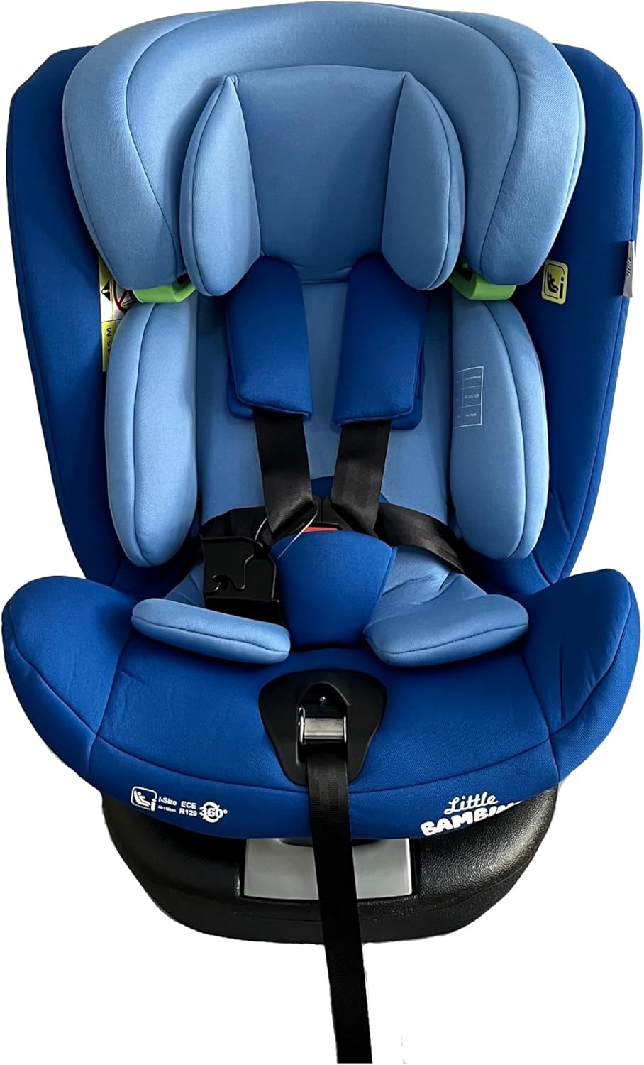 360° Rotating i-Size Car Seat ISOFIX R129 0–36kg Birth to 12 Years Blue