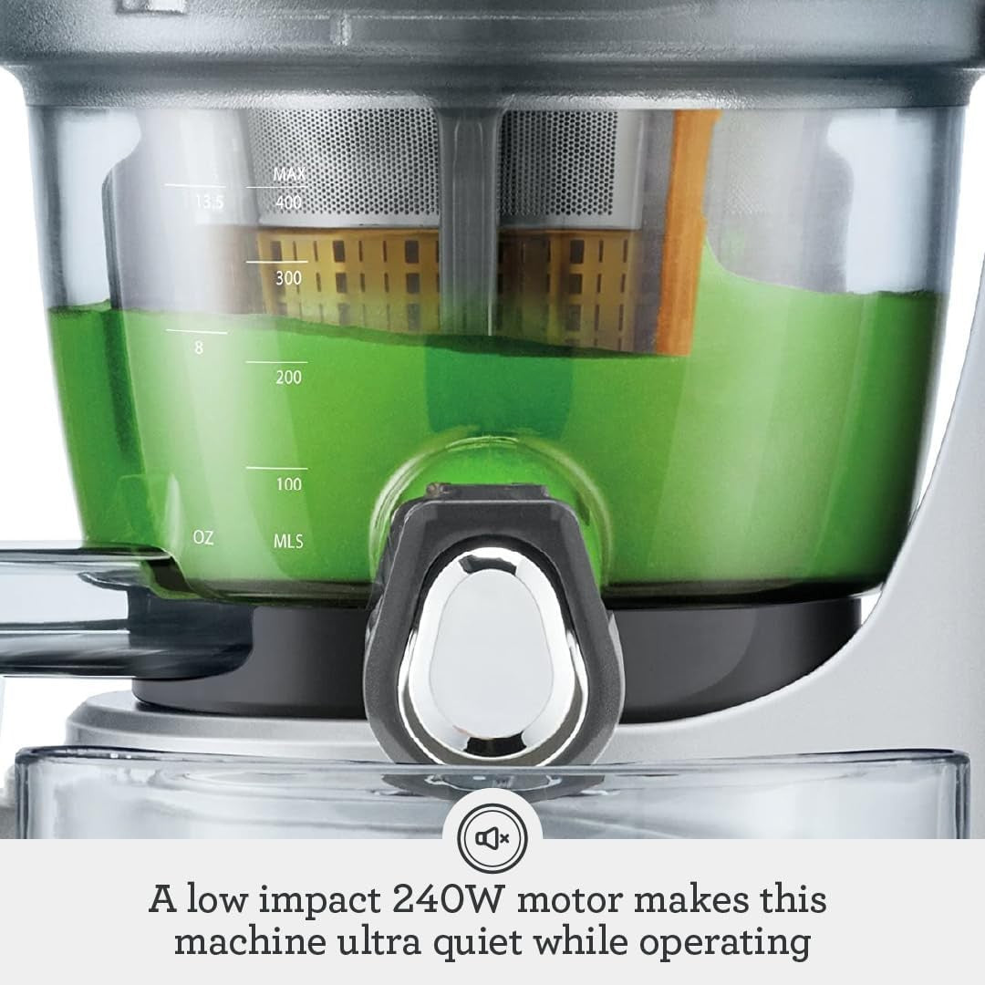 Slow Cold Press Juicer 3.5in Wide Chute Quiet Motor High Yield