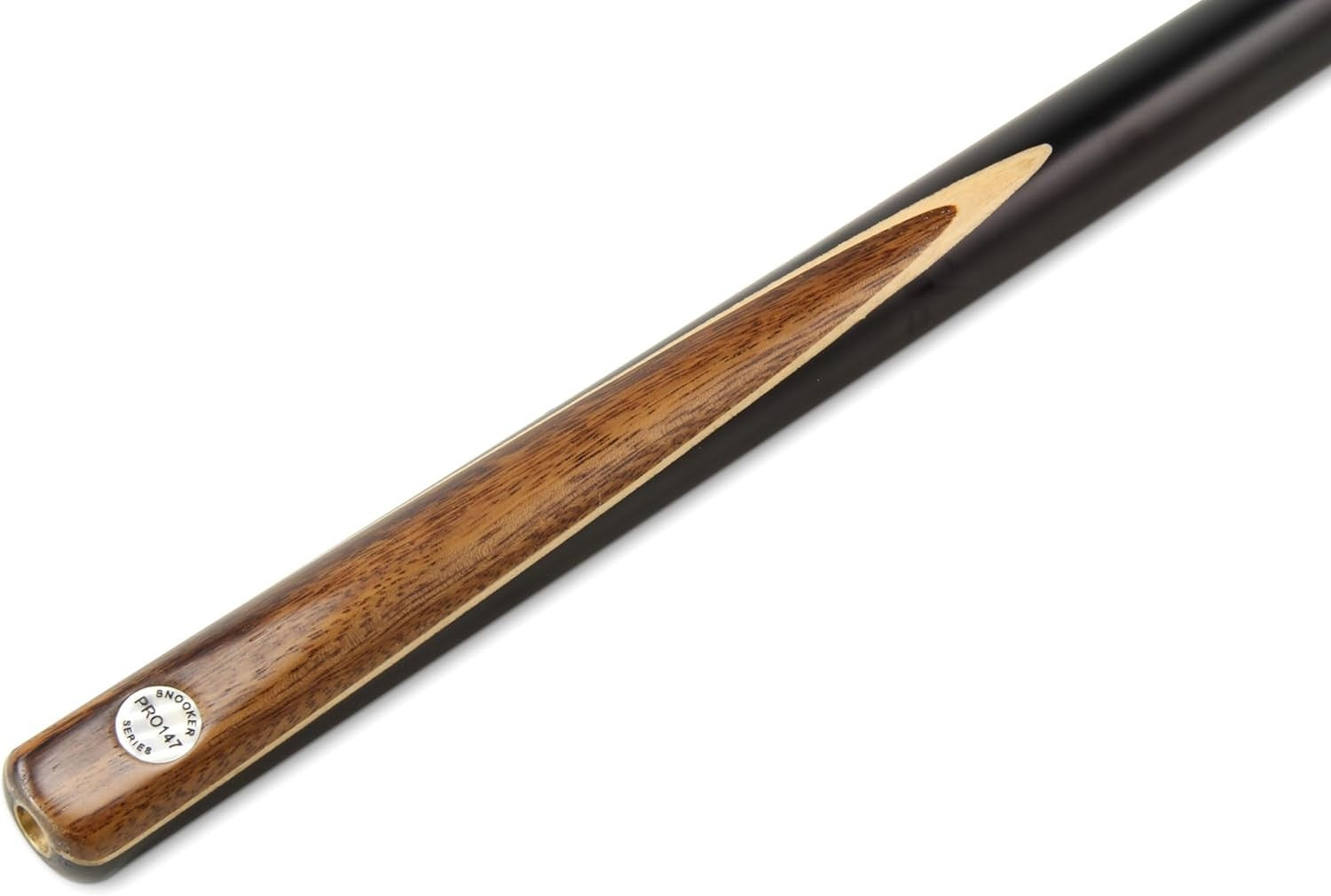57" Heavy Weight Snooker Pool Cue 3/4 Joint 9.5mm Tip Walnut