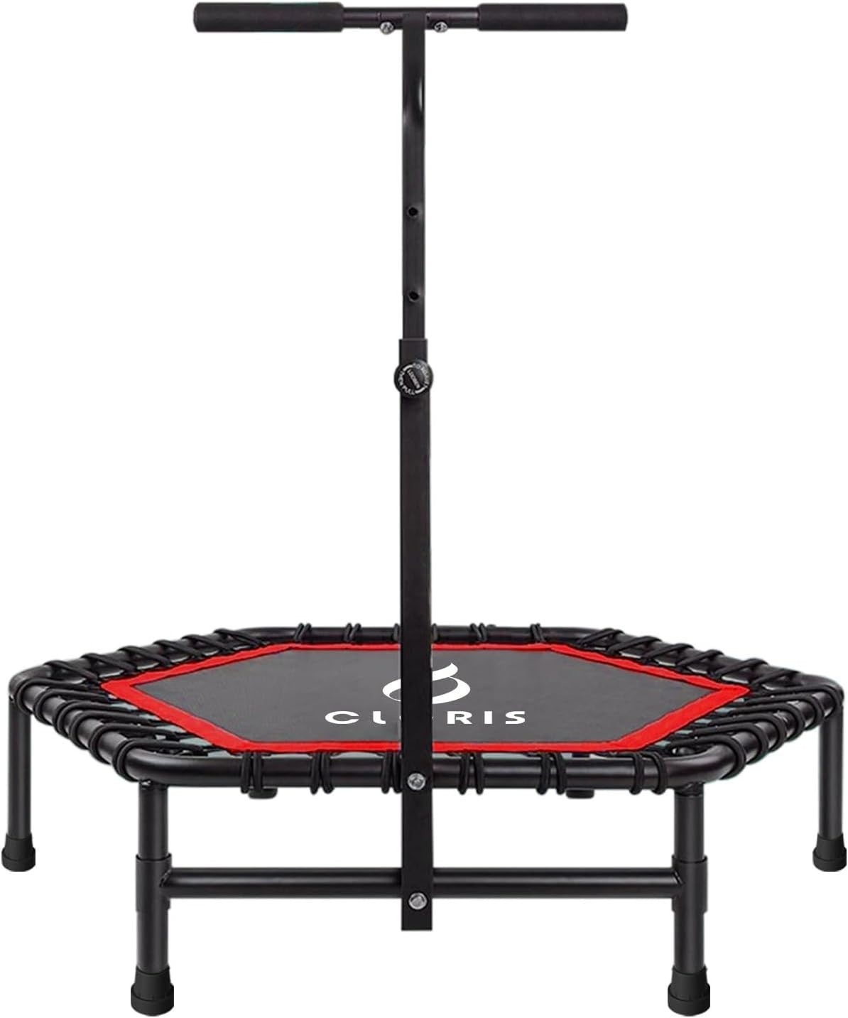 45in Heavy Duty Fitness Rebounder Adjustable Handle Quiet Indoor