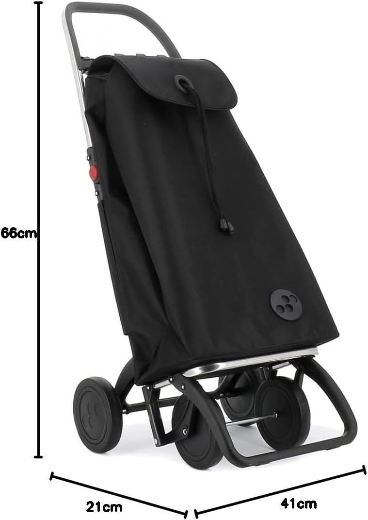 Foldable 4-Wheel Shopping Trolley – 43L Compact Cart, Lightweight & Durable